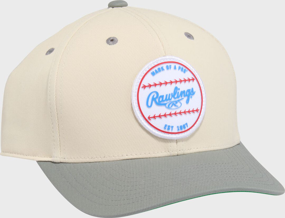 Rawlings Outlet | Rawlings Gray Baseball Logo Hat