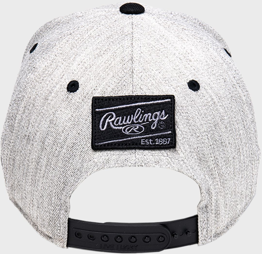 Rawlings Discount | Rawlings Black Clover "Baseball is Life" Snapback Hat | Adult & Youth